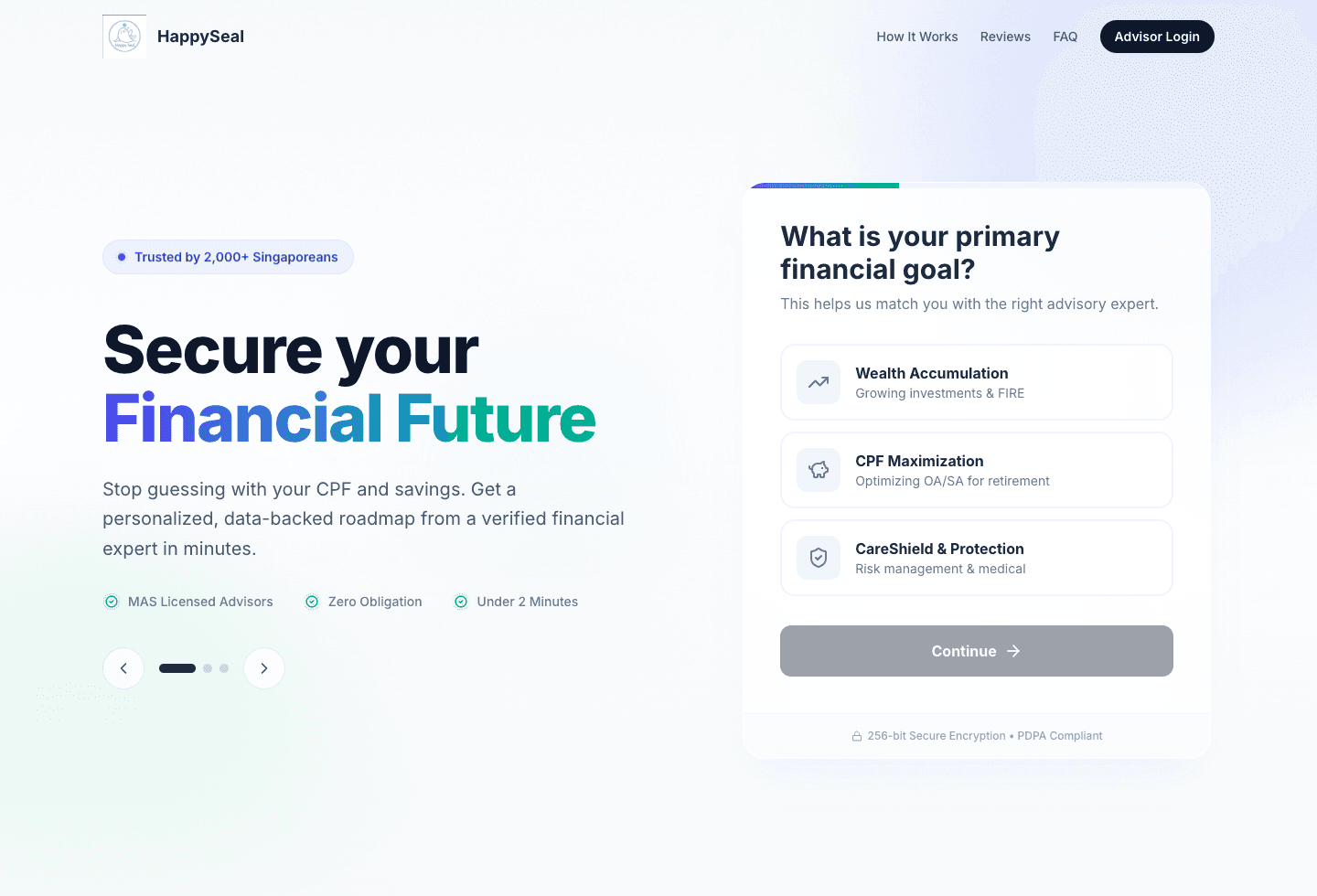 One workspace for advisers, from ad click to signed client